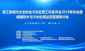 洛克环保董事长霍槐槐出席2019年浙江省城镇排水与污水处理运营管理研讨会并发表演讲